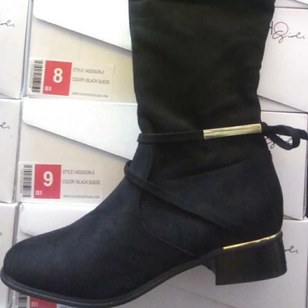 ๐Women's Tall Faux Suede Knee High Boots ๐ - Picture 6 of 8